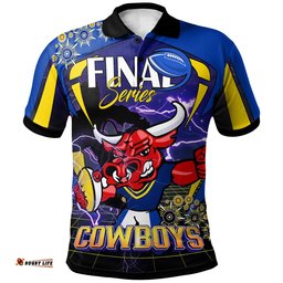Cowboys Rugby Polo Shirt - Custom Final Series Champions Cowboys Rugby League Player And Number Polo Shirt Amazing Aussie