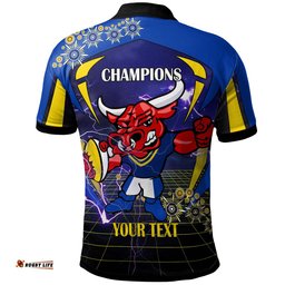 Cowboys Rugby Polo Shirt - Custom Final Series Champions Cowboys Rugby League Player And Number Polo Shirt Amazing Aussie