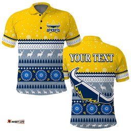 Custom Personalised Cowboys Aboriginal Polo Shirt Christmas North Queensland Amazing Aussie