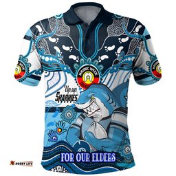 Australia Sutherland and Cronulla Naidoc Week Custom Polo Shirt - For Our Elders Home Jersey Polo Shirt Amazing Aussie