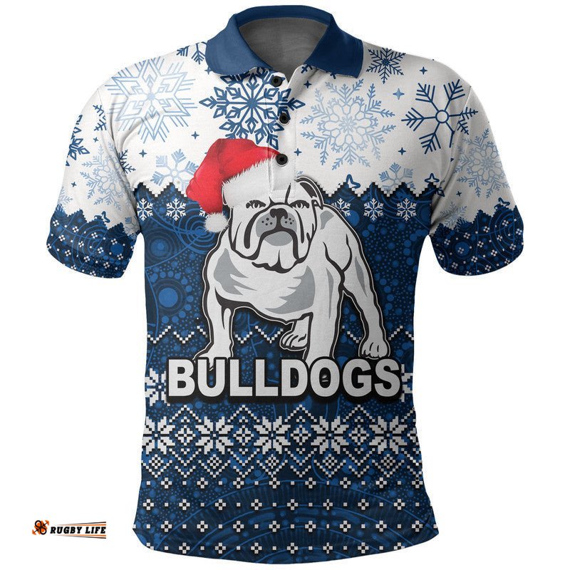 Bulldogs Rugby Polo Shirt Christmas 2022 Amazing Aussie
