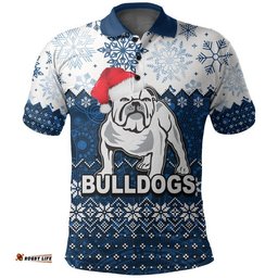 Bulldogs Rugby Polo Shirt Christmas 2022 Amazing Aussie