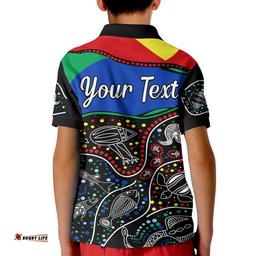 Custom Personalised NAIDOC Week 2022 Polo Shirt National Aborigines And Torres Strait Islander Animals Aboriginal Amazing Aussie
