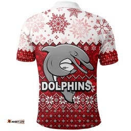 Dolphins Chritmas 2022 Polo Shirt Rugby Amazing Aussie