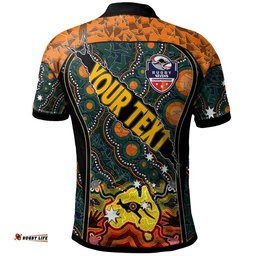 Australian Rugby Sevens Men's Squad Polo Shirt - Custom Australia Rugby Championship Aboriginal Culture Personalised Player And Number Polo Shirt Amazing Aussie