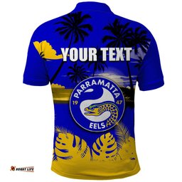 NRL Eels Polo Shirt Summer Vibe Style