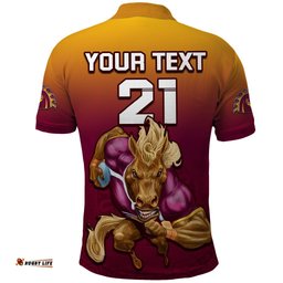 Custom NRL Broncos Premiers 2023 Polo Shirt