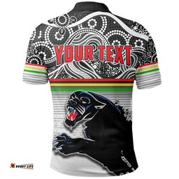 Custom Personalised Panthers Rugby Champions 2022 Indigenous Basic Style Polo Shirt Amazing Aussie