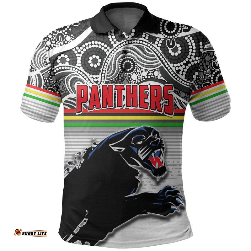 Custom Personalised Panthers Rugby Champions 2022 Indigenous Basic Style Polo Shirt Amazing Aussie