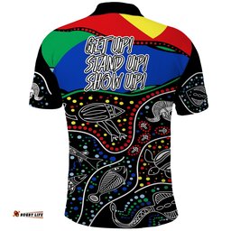 NAIDOC Week 2022 Polo Shirt National Aborigines And Torres Strait Islander Animals Aboriginal Amazing Aussie