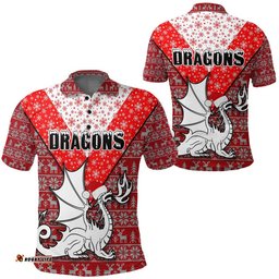 Vibe Hoodie Clothing - St. George Illawarra Dragons Christmas Polo Shirts Amazing Aussie