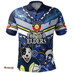 Australia North Queensland Naidoc Week Custom Polo Shirt - For Our Elders Home Jersey Polo Shirt Amazing Aussie