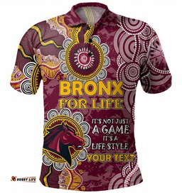 Australia Brisbane City Custom Polo Shirt - It's not Just a Game, it's a Life Style Polo Shirt Amazing Aussie