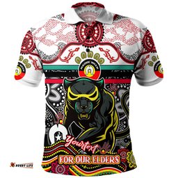Australia Penrith City Naidoc Week Custom Polo Shirt - For Our Elders Home Jersey Polo Shirt Amazing Aussie