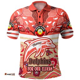 Australia Redcliffe Naidoc Week Custom Polo Shirt - For Our Elders Home Jersey Polo Shirt Amazing Aussie