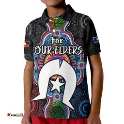 NAIDOC Week 2023 Polo Shirt For Our Elders Indigenous Amazing Aussie