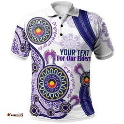 Australia Melbourne NAIDOC Week 2023 Polo Shirt - Custom For Our Elders Polo Shirt Amazing Aussie