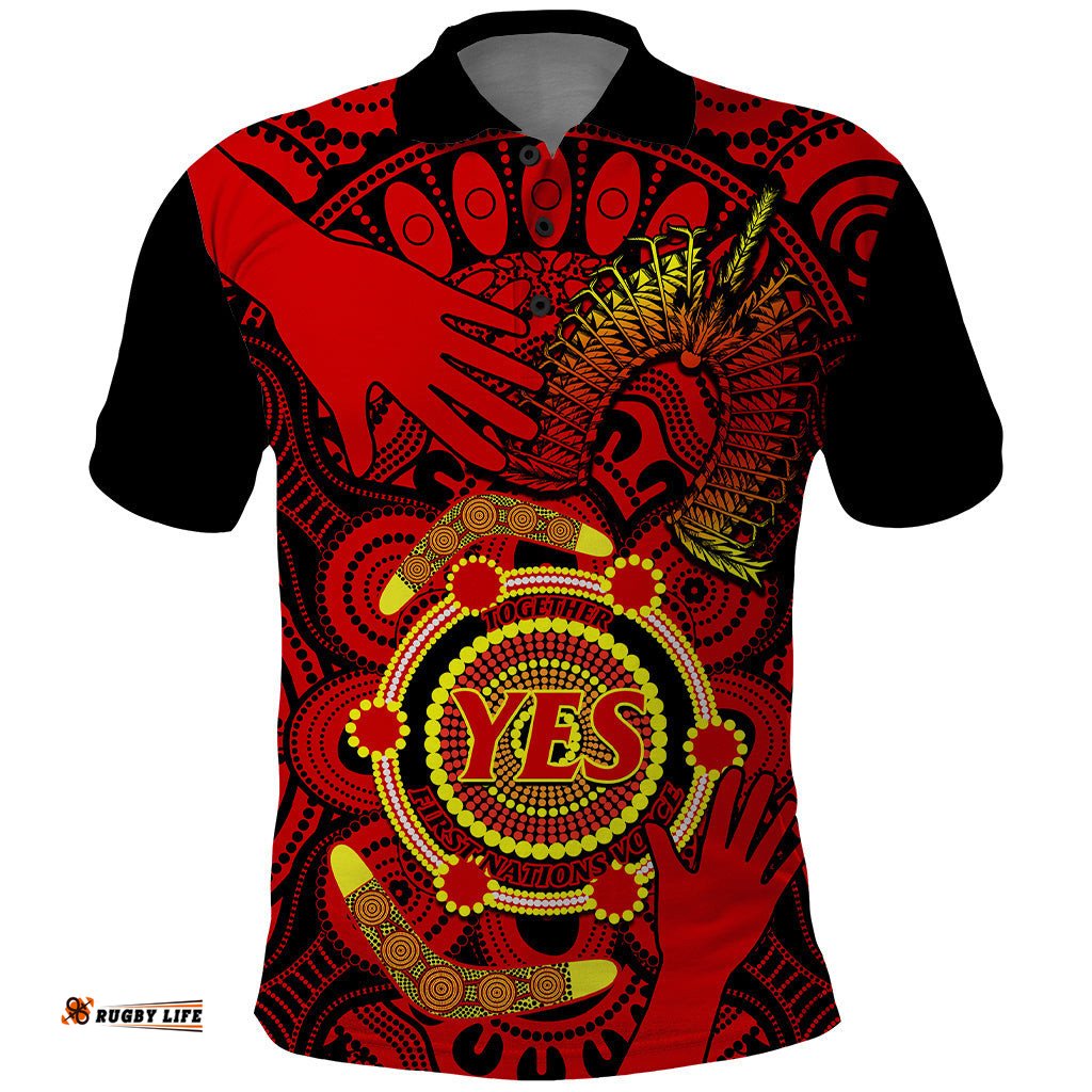 Australia Walk For Yes Polo Shirt Say Yes To Australian Indigenous Voice