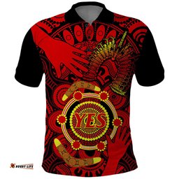 Australia Walk For Yes Polo Shirt Say Yes To Australian Indigenous Voice