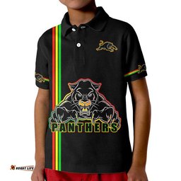 Penrith Panthers Polo Shirt Angry Panther Simple Style Amazing Aussie