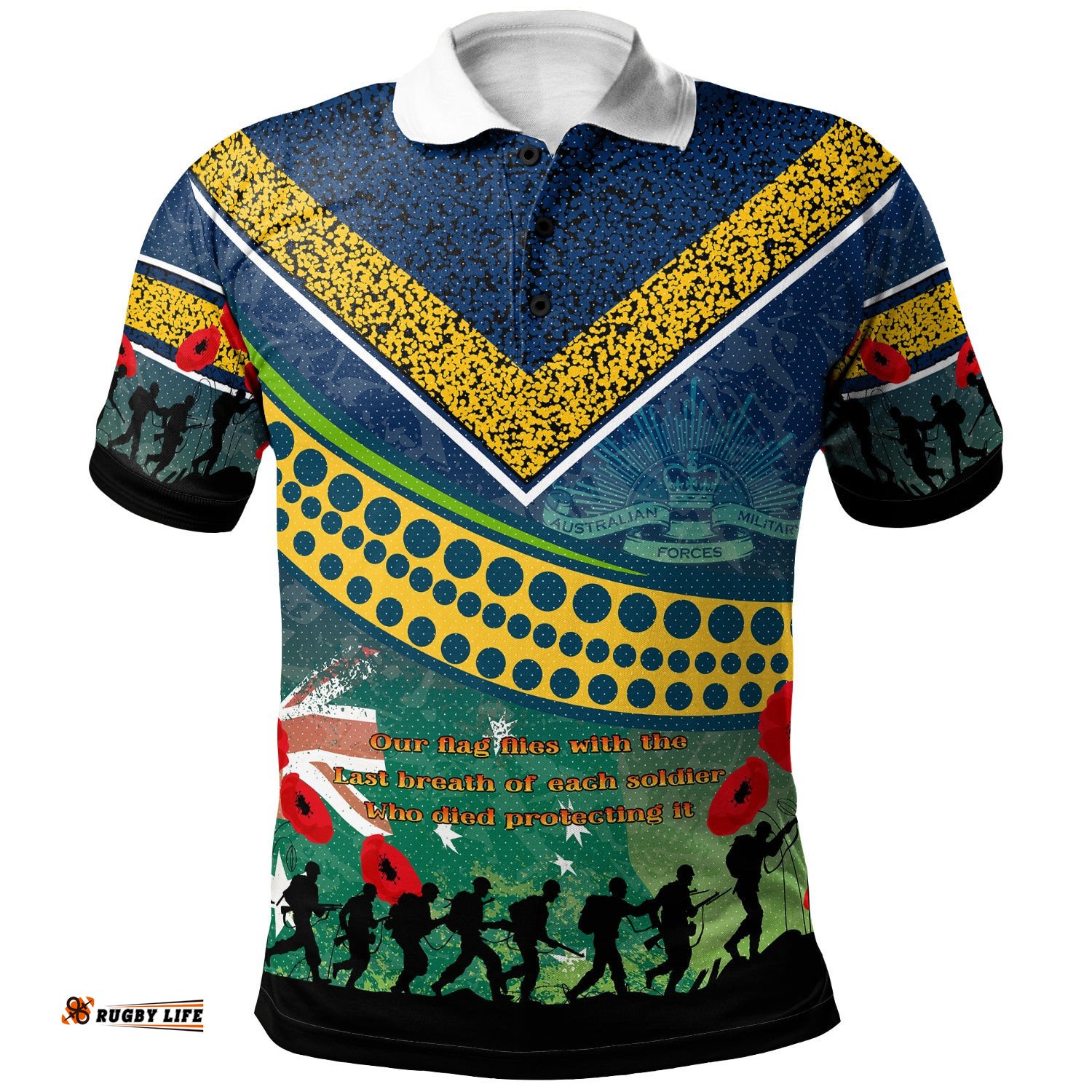 Australia Parramatta Anzac Polo Shirt - Custom Parramatta Remember Polo Shirt Amazing Aussie