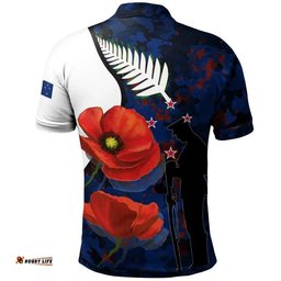 New Zealand Anzac Day Polo Shirt - Lest we forget Amazing Aussie