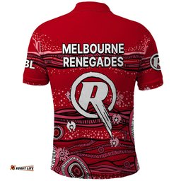Australia Renegades Cricket Polo Shirt Indigenous 2023