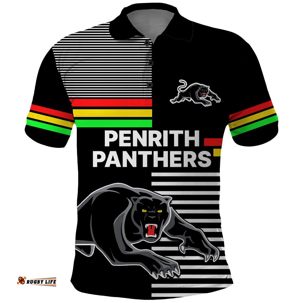 Penrith Panthers Rugby Polo Shirt Proud The Panthers Comeback