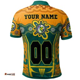 Australian Rugby Sevens Men's Squad Polo Shirt - Custom Aussie 7s Indigenous Commonwealth Games With Australia Coast Of Arm Polo Shirt Amazing Aussie