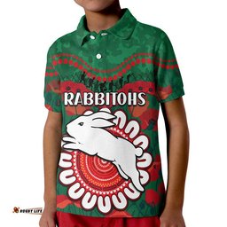 Rabbitohs Rugby ANZAC Polo Shirt Camouflage Poppy Amazing Aussie