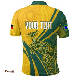 Personalised Australia Soccer Matildas Indigenous Polo Shirt Sam Kerr World Cup 2023