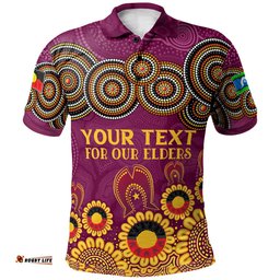 Australia Brisbane NAIDOC Week 2023 Polo Shirt - Custom Brisbane For Our Elders Polo Shirt Amazing Aussie