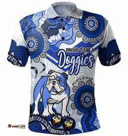 Australia City of Canterbury Bankstown Custom Polo Shirt - Proud To Be A Doggies Home Jersey Polo Shirt Amazing Aussie