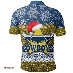 Cowboys Rugby Polo Shirt Christmas 2022 Amazing Aussie