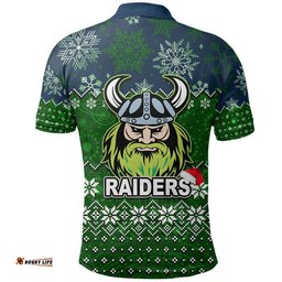 Raiders Rugby Polo Shirt Christmas 2022 Amazing Aussie