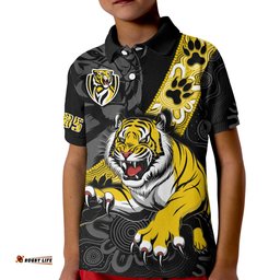 Richmond Football Polo Shirt Tigers 1885 Indigenous Basic Style Amazing Aussie