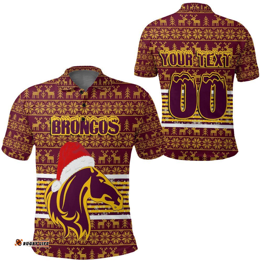Custom Vibe Hoodie Clothing - Brisbane Broncos Aboriginal Tattoo Polo Shirts Amazing Aussie