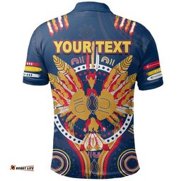 Custom Personalised Adelaide Crows Polo Shirt Version 2022 Amazing Aussie