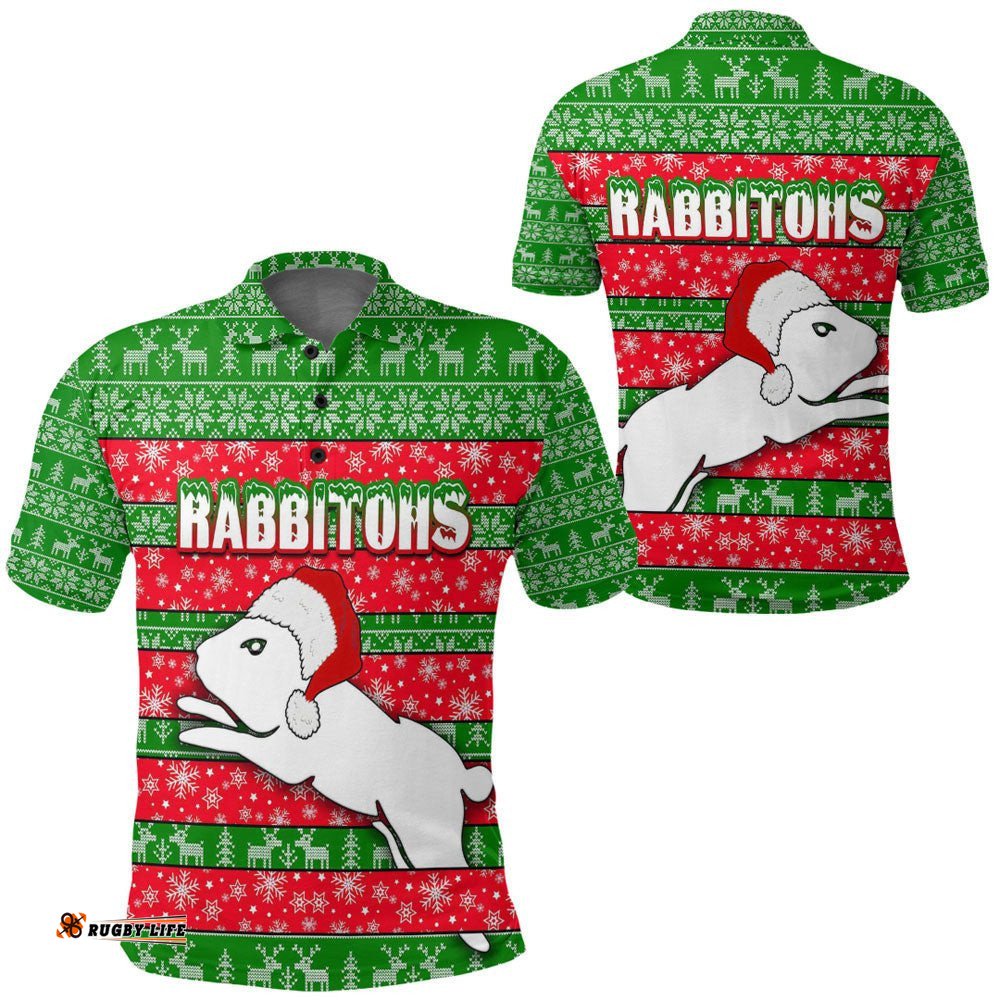 Vibe Hoodie Clothing - South Sydney Rabbitohs Christmas Polo Shirts Amazing Aussie