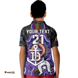Custom Personalised Dockers Football NAIDOC Week Polo Shirt Indigenous Amazing Aussie