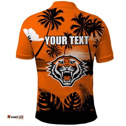NRL Tigers Polo Shirt Summer Vibe Style