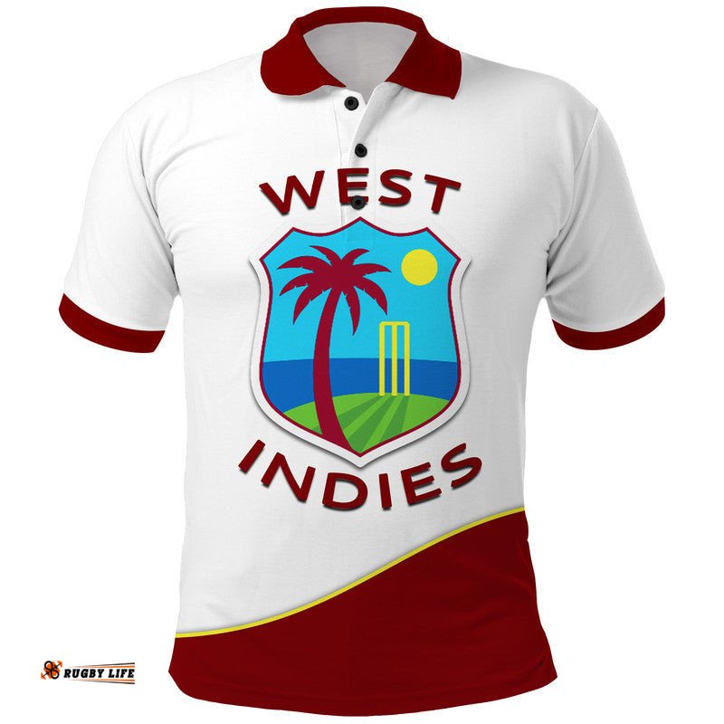 Custom Personalised West Indies Windies Cricket Polo Shirt Amazing Aussie