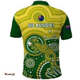 Australia Cricket Polo Shirt Aboriginal 2023 Go Champions World Cup