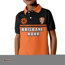 Brisbane Roar Football Polo Shirt Go Lions Simple Style Amazing Aussie
