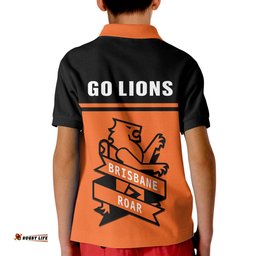Brisbane Roar Football Polo Shirt Go Lions Simple Style Amazing Aussie