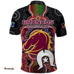 Broncos Rugby NAIDOC Week Polo Shirt Indigenous Amazing Aussie