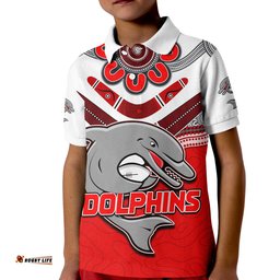Custom Personalised Dolphins Rugby Polo Shirt Redcliffe Come Back Stronger Amazing Aussie
