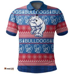 Australian Football League Christmas - Bulldogs Polo Shirt Amazing Aussie