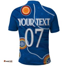 Personalised NAIDOC Week 2023 NRL Bulldogs For Our Elders Polo Shirt Amazing Aussie