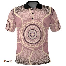 Wintjalangu Saints Aussie Indigenous Polo Shirt Ceramic Arts